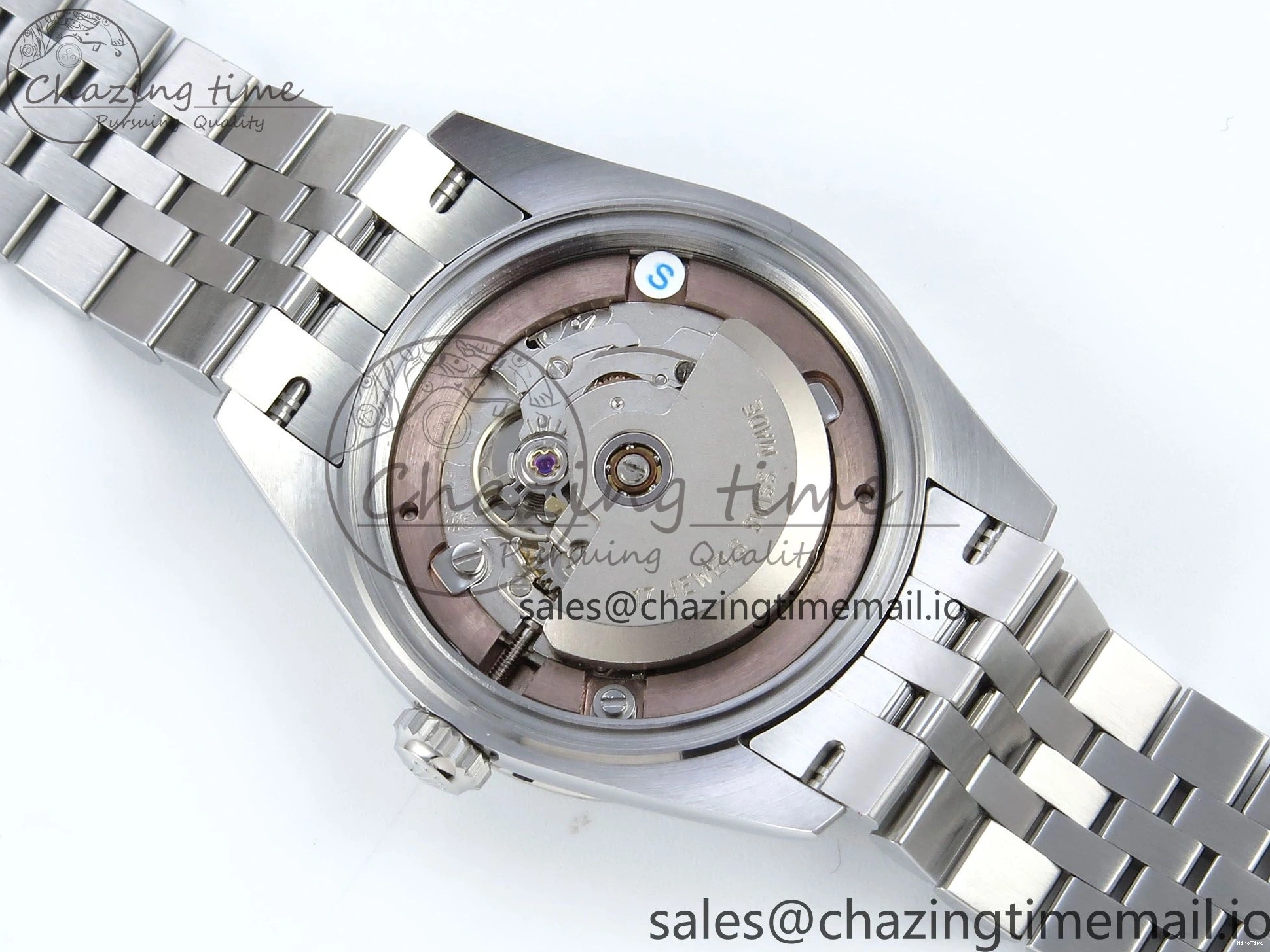 MiroTime 0216 Upgraded DateJust 31 278274 ARF 1:1 Best Edition 904L Steel Pink Roman Dial on SS Jubilee Bracelet ETA 532